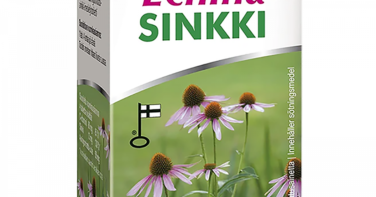 Echinacea Zinc, 70 tabl. Finland's Best Vitamins