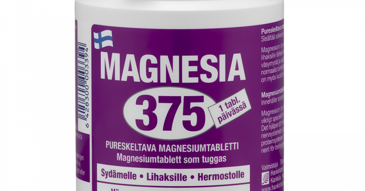 Magnesium 375, 140 tabl. – Best Scandinavian