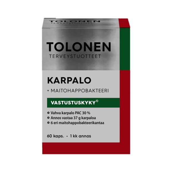 Tolonen Cranberry plus Lactic Acid bacteria supplement