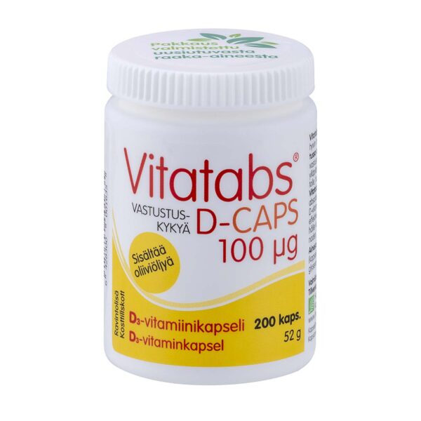 Vitatabs D-caps 100 mcg