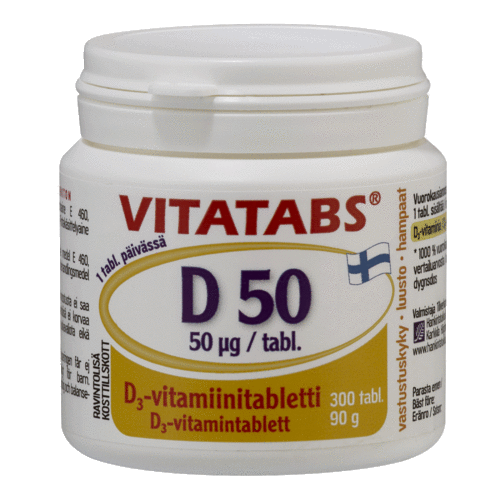 Vitatabs D 50, 300 tabl.