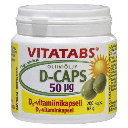 Vitatabs D-caps 50 mcg