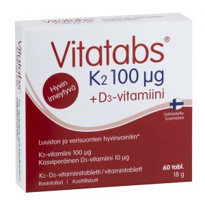 Vitatabs K2, vitamin D3