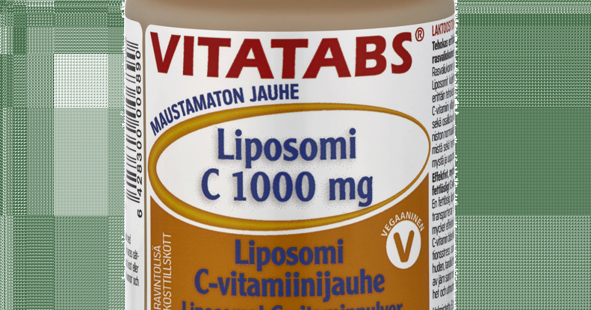 Vitatabs Liposomal Vitamin C, 60g Finland's Best Vitamins & Supplements