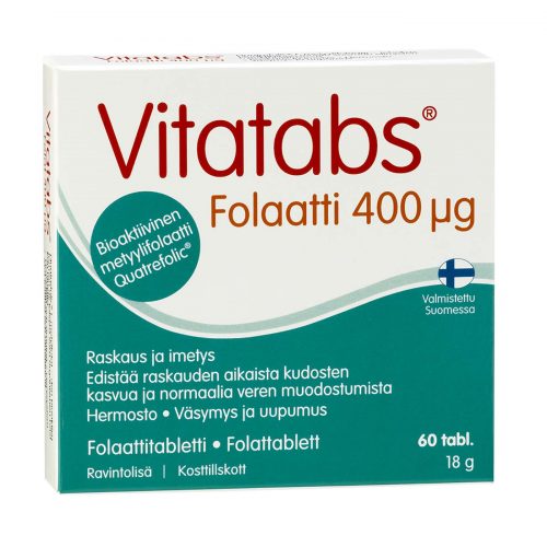Vitatabs folate 400mg supplement