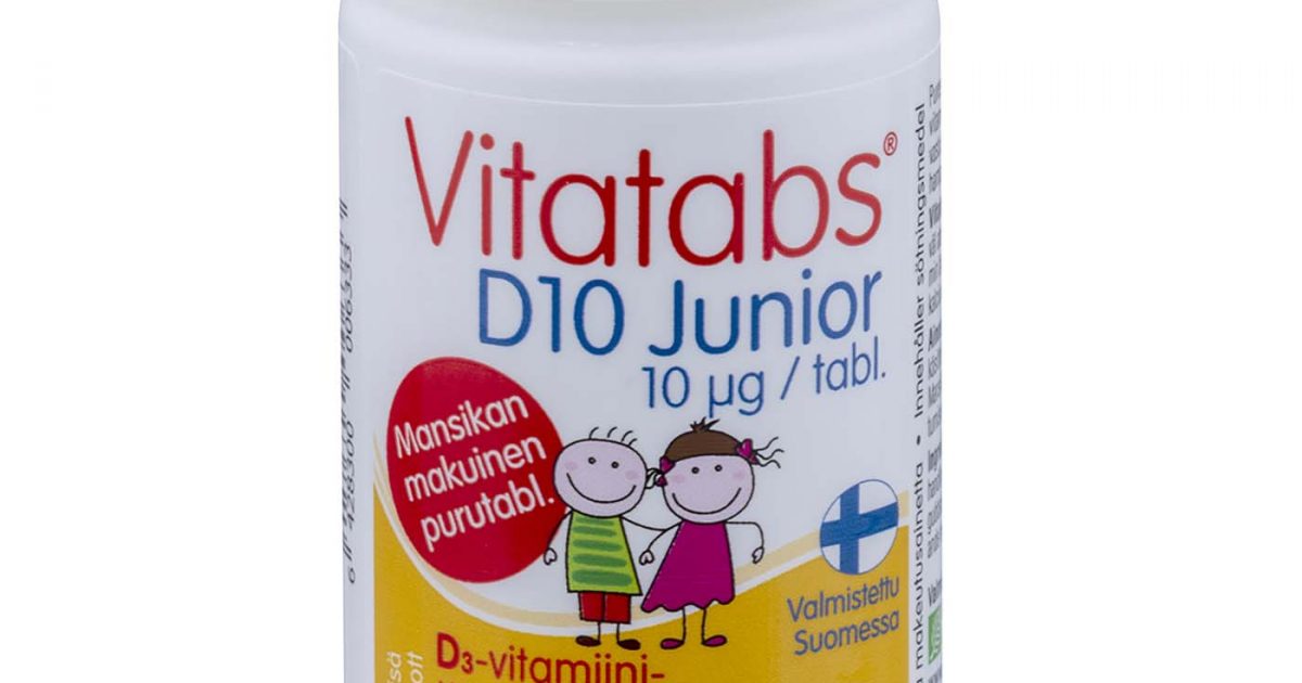 Vitatabs® D10 Junior, 100 tabl. – Finland's Best Vitamins