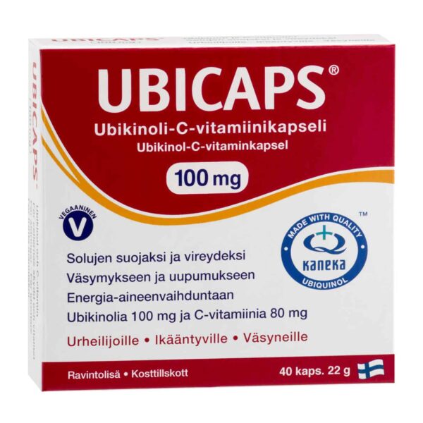 Ubicaps Ubiquinone 100mg supplement